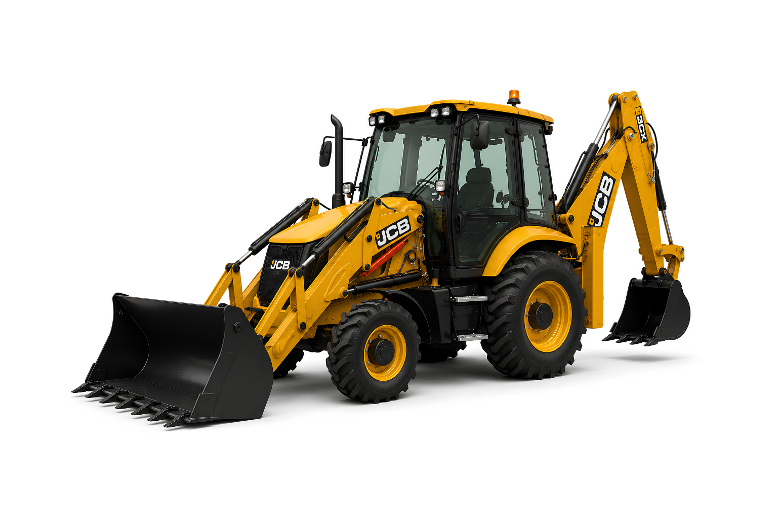 Locação de Retroescavadeira JCB 3CX (JCB) — Escavação 4x4